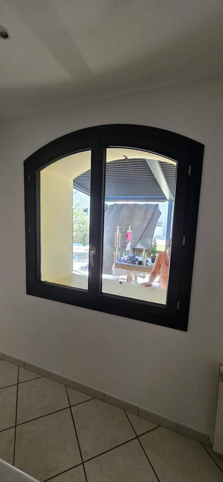 Installation de fenêtre cintrée alu en Isère (38)