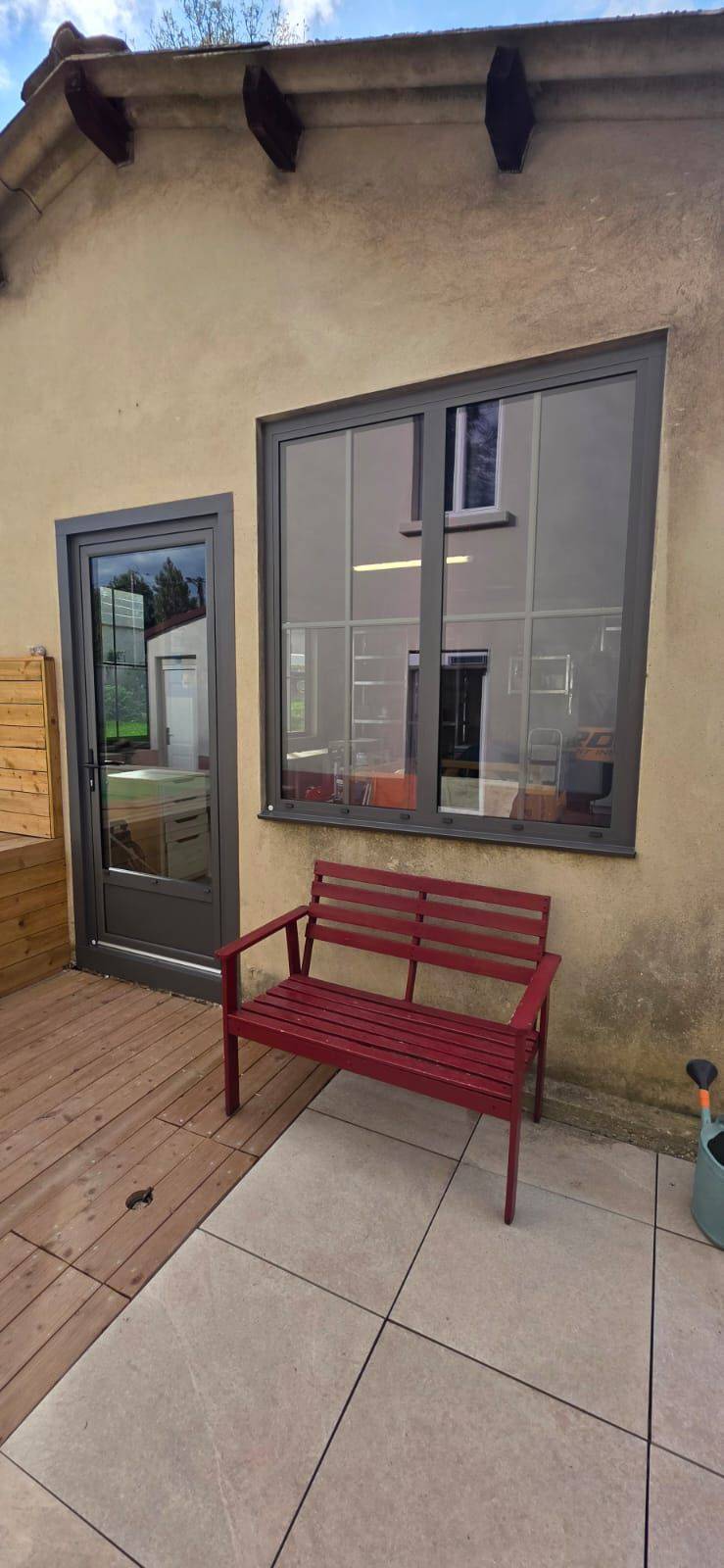 Pose de fenêtre coulissant en alu La Tour-du-Pin (Isère)