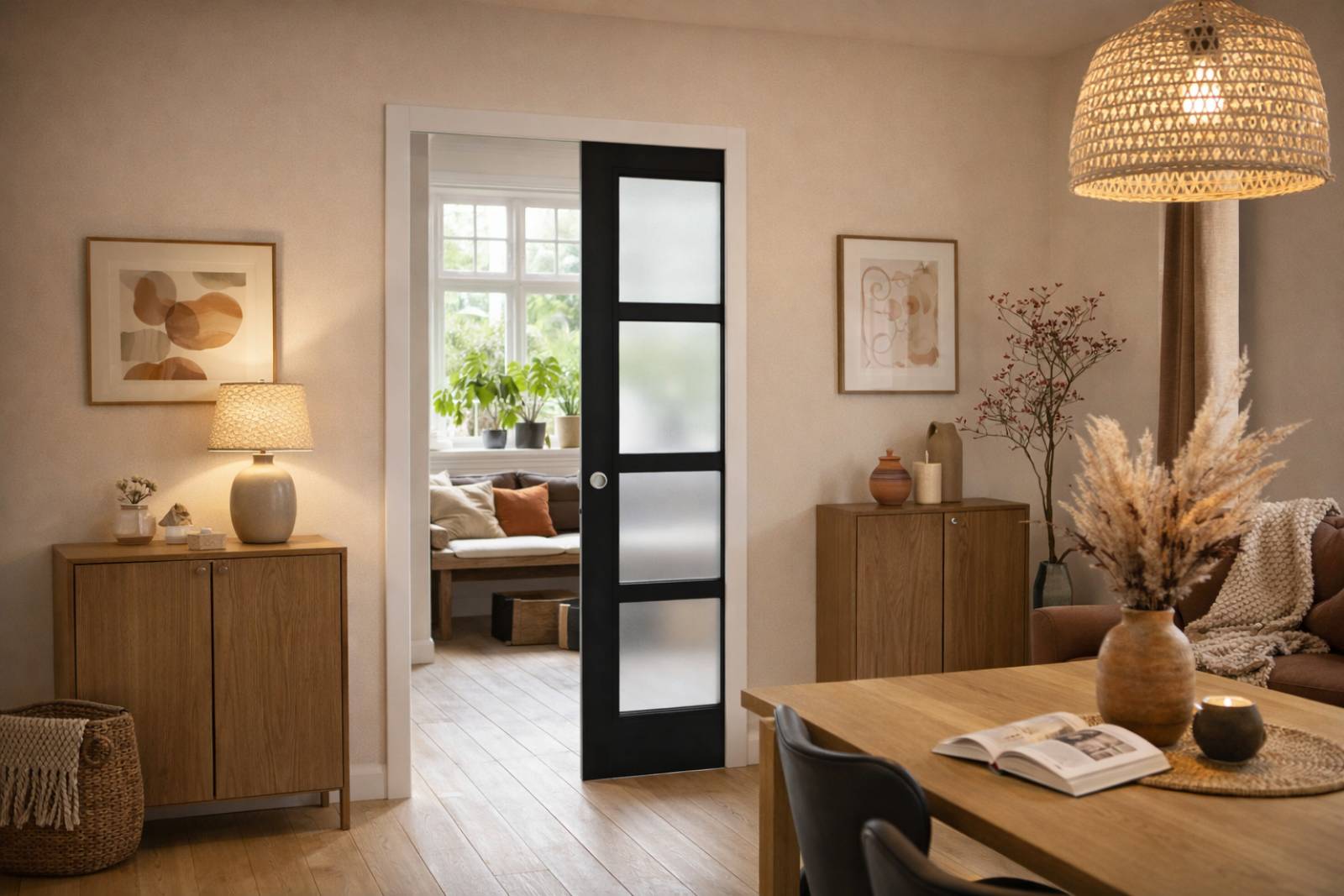 Pose d'une porte coulissante intérieur à Bourgoin-Jallieu