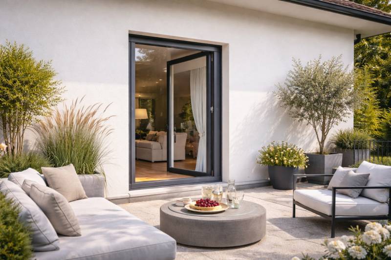 Pose d'une porte fenêtre en oscillo battant à Bourgoin-Jallieu (38)