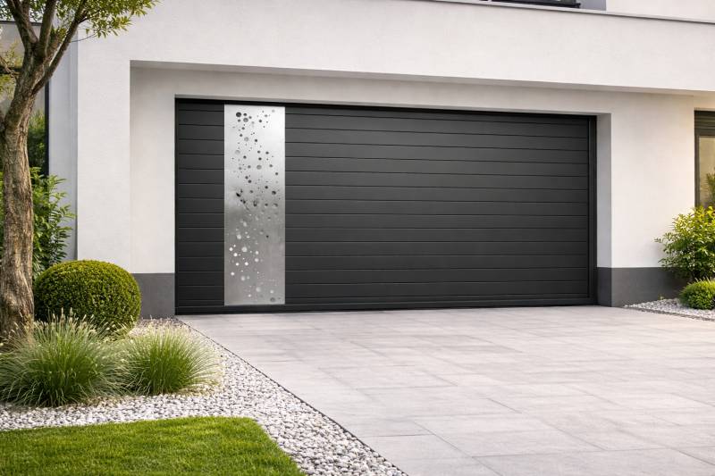 Pose d'une porte de garage en alu à Bourgoin-Jallieu