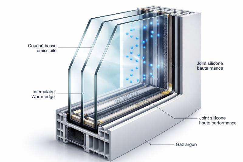Vente de fenêtre triple vitrage à Bourgoin Jallieu