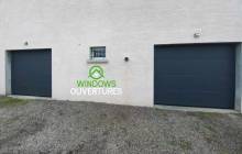 Installation de 2 portes de garage sectionnelles dans copropriété en Isère